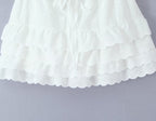 Retro Style Lace Skirt Outfit