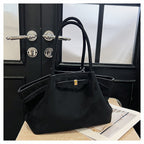 Retro Velvet Women’s Tote Handbag