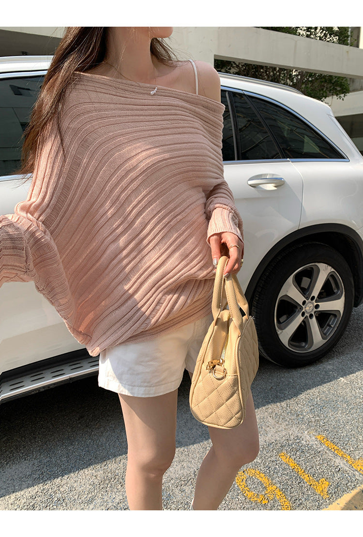 Lazy Chic Long Sleeve Knit Top