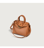 Classic Women’s PU Leather Tote Bag – Luxury Vegan Top Handle Handbag