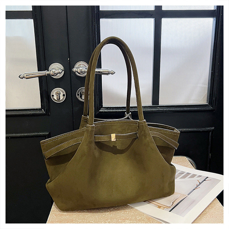 Retro Velvet Women’s Tote Handbag