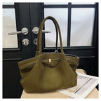 Retro Velvet Women’s Tote Handbag