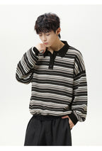 The Camden Stripe Polo Knit