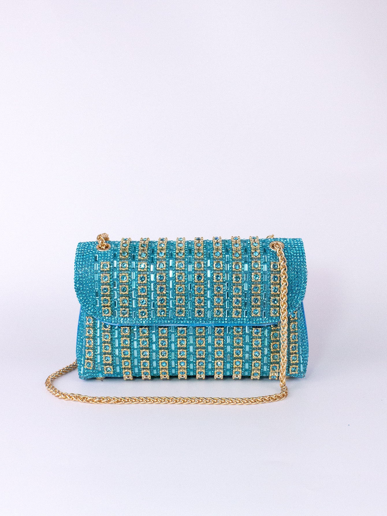 Cheongsam Style Rhinestone Clutch