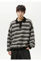 The Camden Stripe Polo Knit
