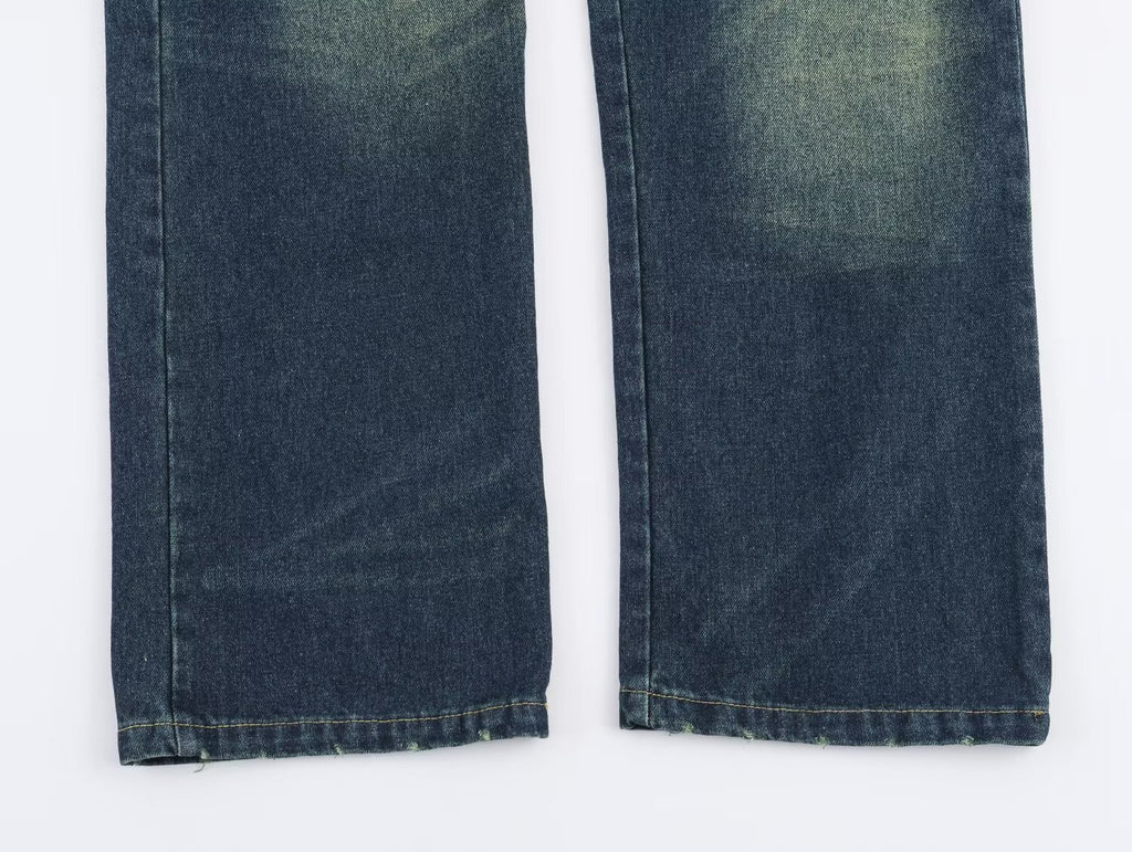 Retro Denim Jacket & Pants Set