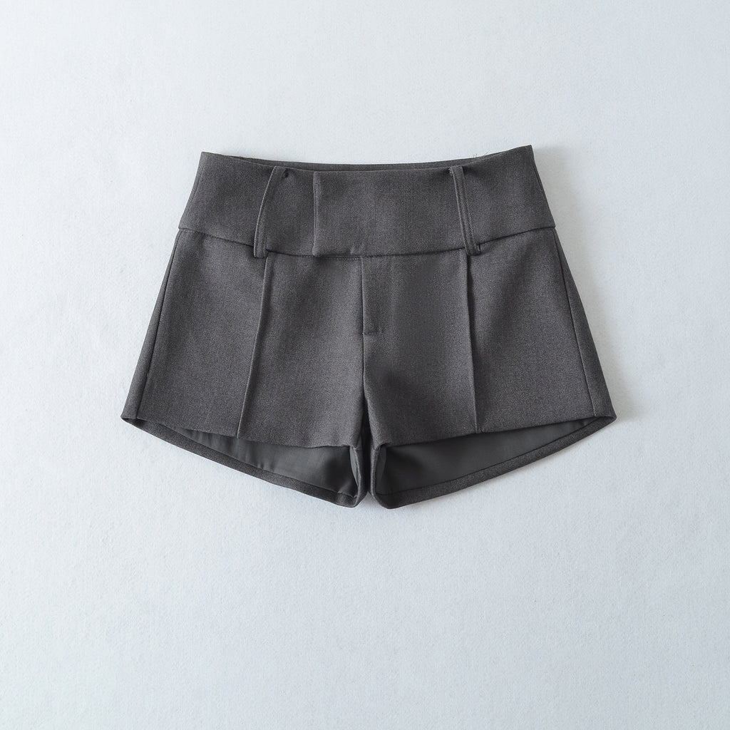 A-Line Slim Fit Tie-Up Shorts