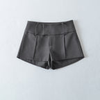 A-Line Slim Fit Tie-Up Shorts