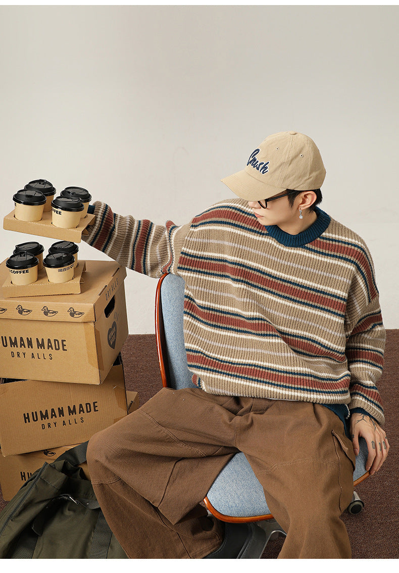 The Hudson Stripe Sweater