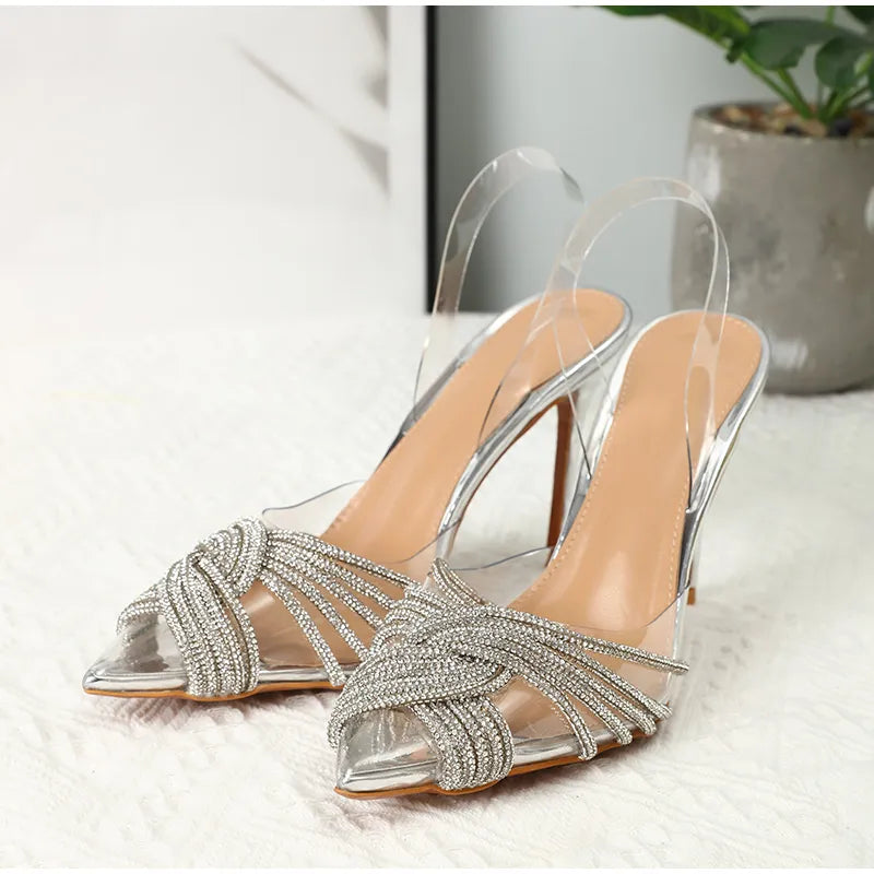 The Aurora Crystal Heels
