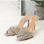 The Aurora Crystal Heels