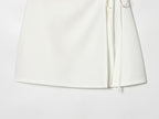 Literary Retro Blazer Skirt Outfit