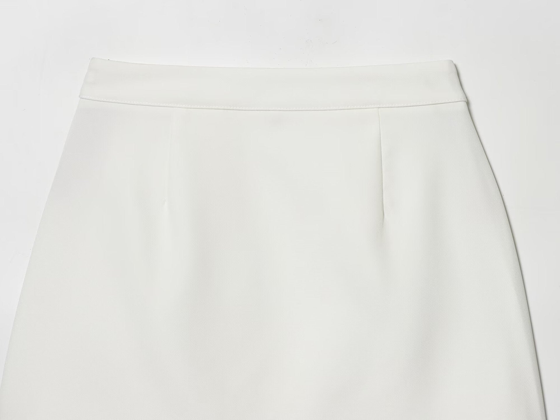 Literary Retro Blazer Skirt Outfit
