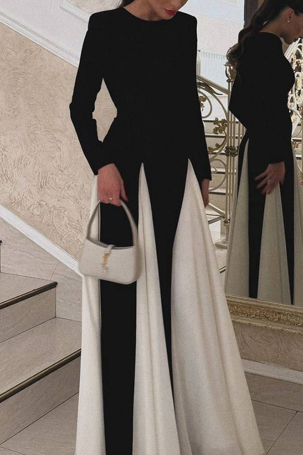 Monochrome Grace Gown