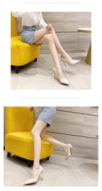 French Style Pointed Toe Heels