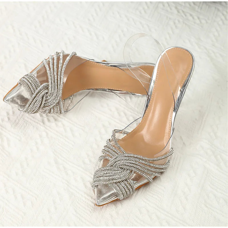 The Aurora Crystal Heels