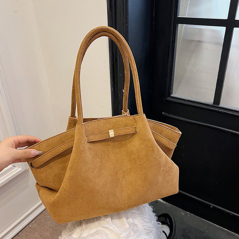 Retro Velvet Women’s Tote Handbag