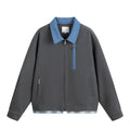 The Slate Layer Color Block Zip Jacket