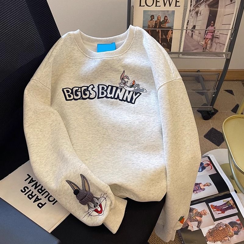 The Cozy Hare Fleece Crewneck Sweatshirt