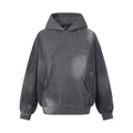 The Ash Worn Distressed Pullover Hoodie