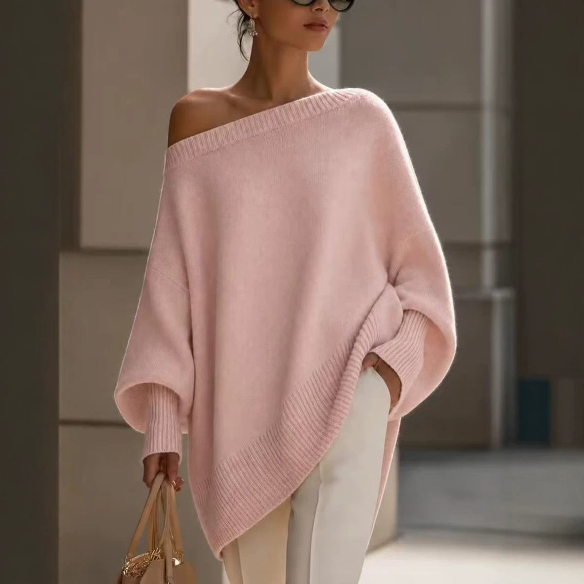 The Honey Cloud Thick Knit Sweater