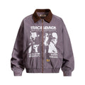 Men’s Streetwear Loose Fit Color Block Jacket