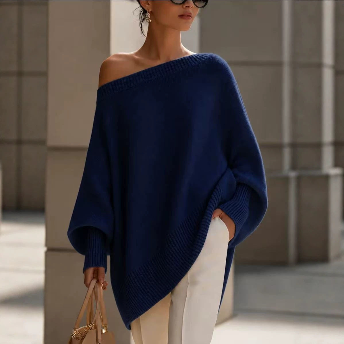 The Honey Cloud Thick Knit Sweater