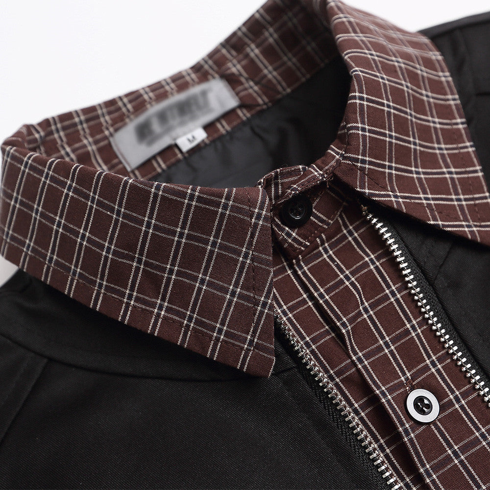 The Layer Block Lapel Jacket