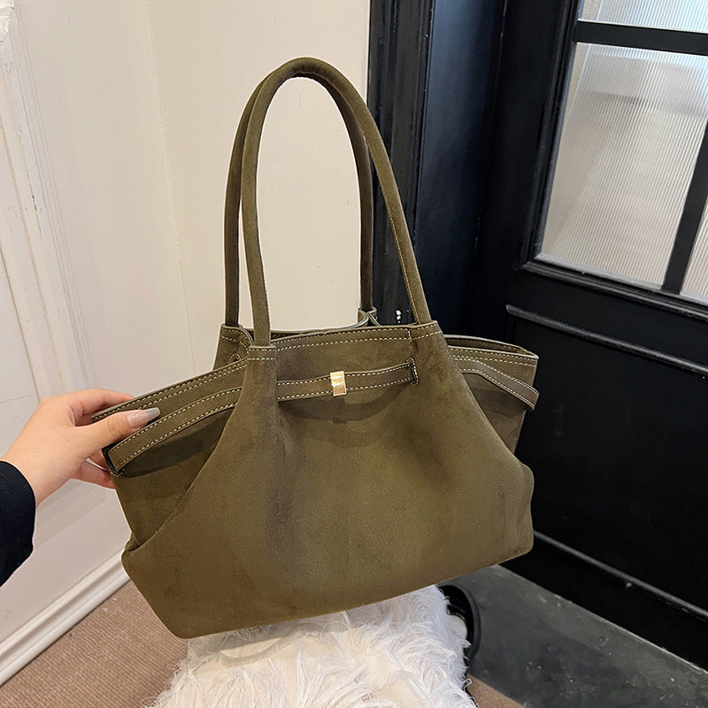 Retro Velvet Women’s Tote Handbag