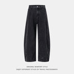 The Obsidian Split Straight Leg Jeans