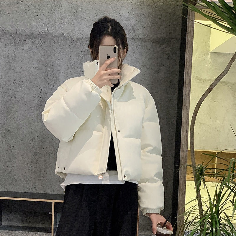 The Quilted Stand Collar Parka