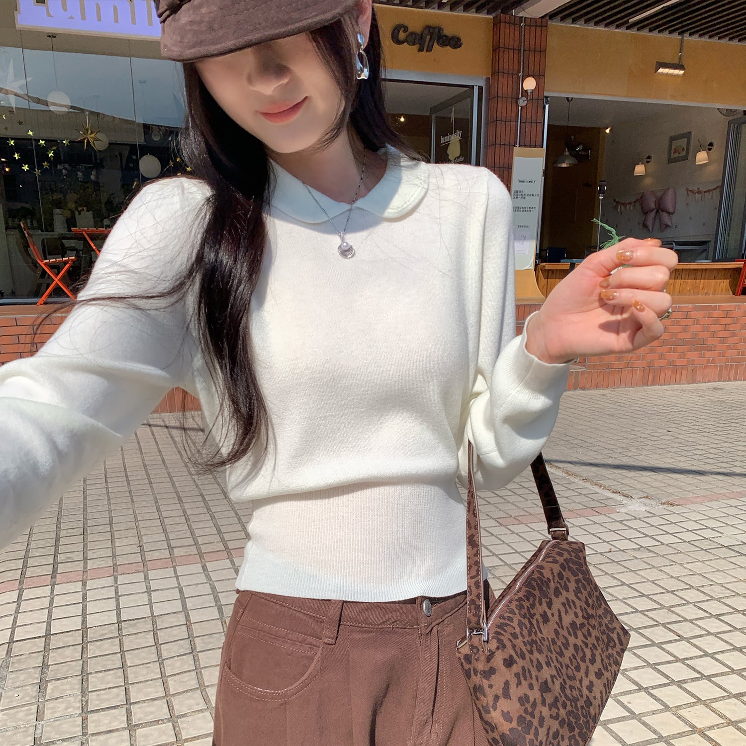 The Sakura Collar Top