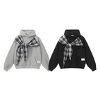 The Bow Layer Faux Two-Piece Hoodie