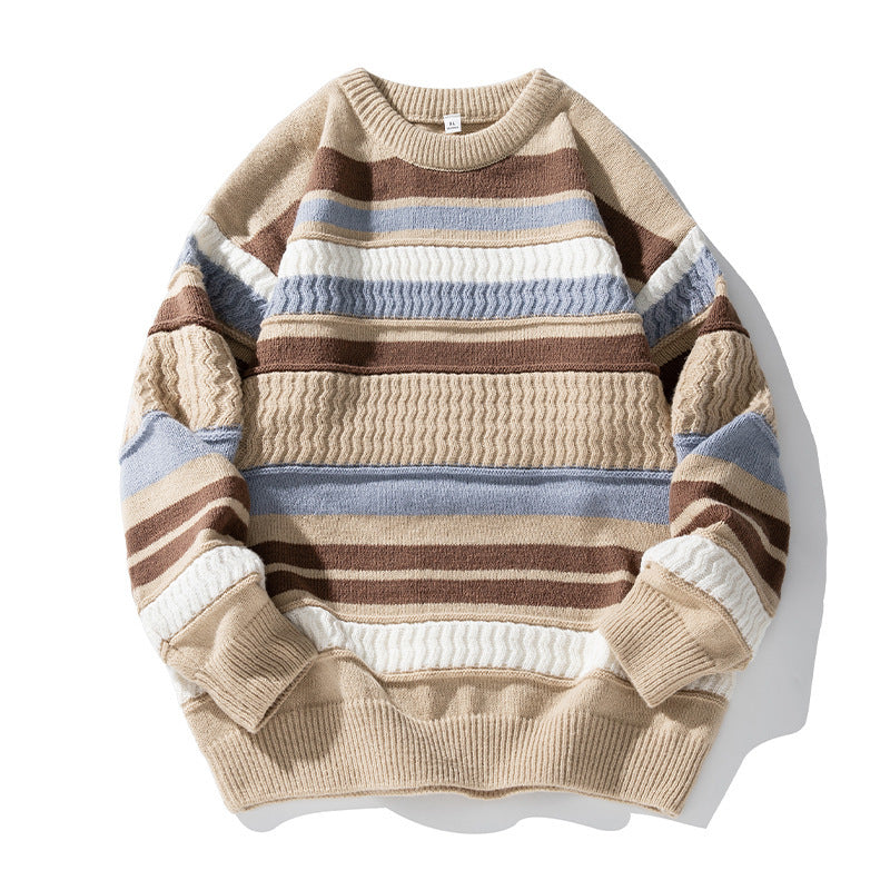 The Dune Block Round Neck Sweater