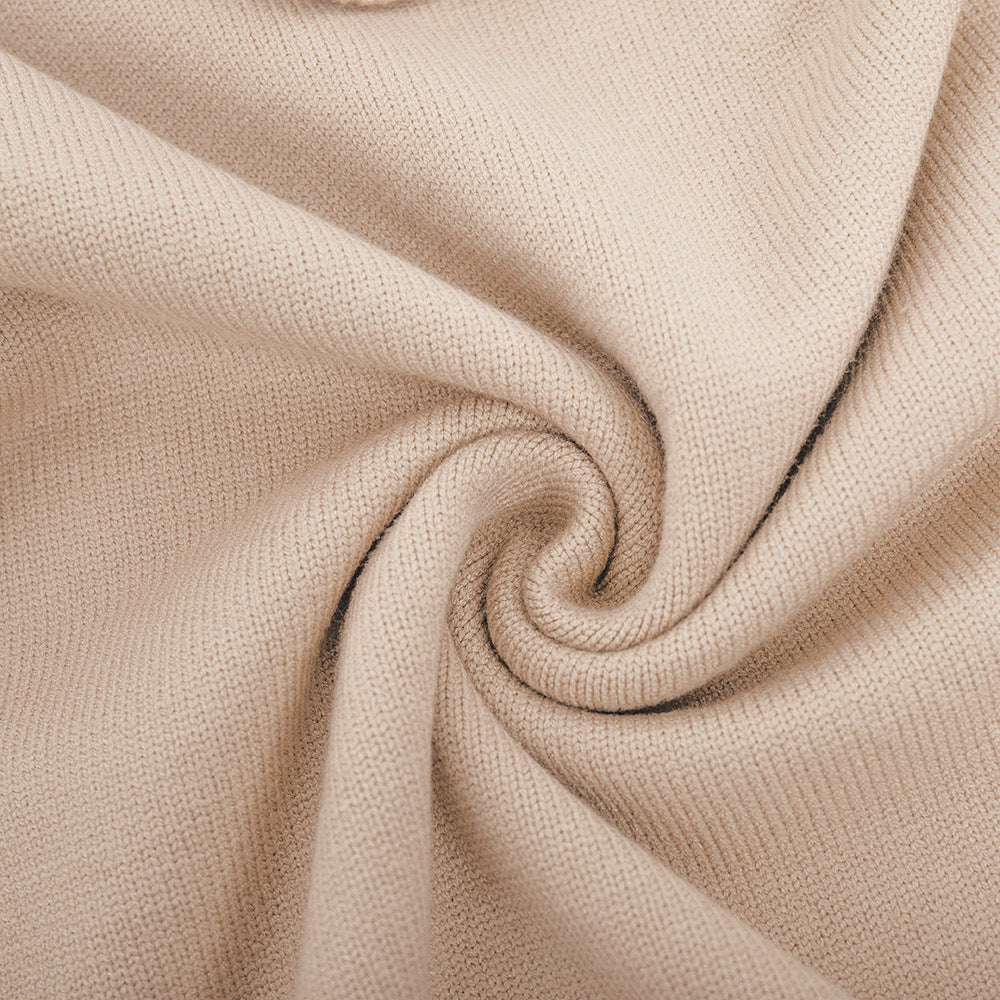 The Ivory Frost High Neck Sweater