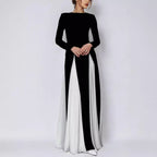 Monochrome Grace Gown