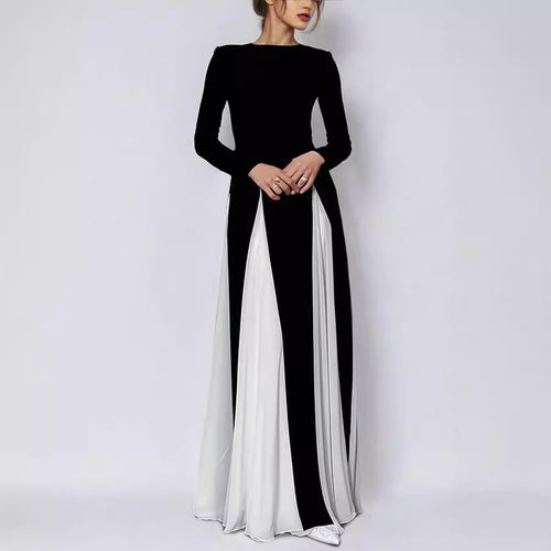 Monochrome Grace Gown