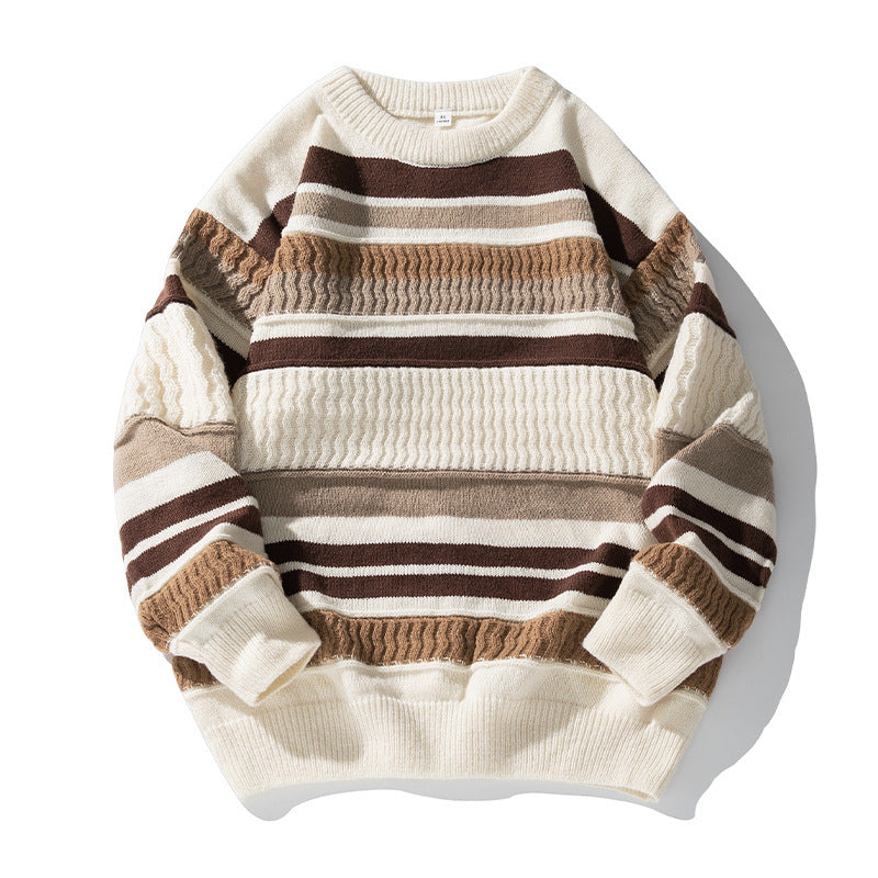 The Dune Block Round Neck Sweater