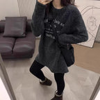 The Midnight Plush Velvet Crewneck Sweatshirt