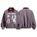 Men’s Streetwear Loose Fit Color Block Jacket
