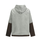 The Heritage Stitch Faux Two-Piece Zip Hoodie