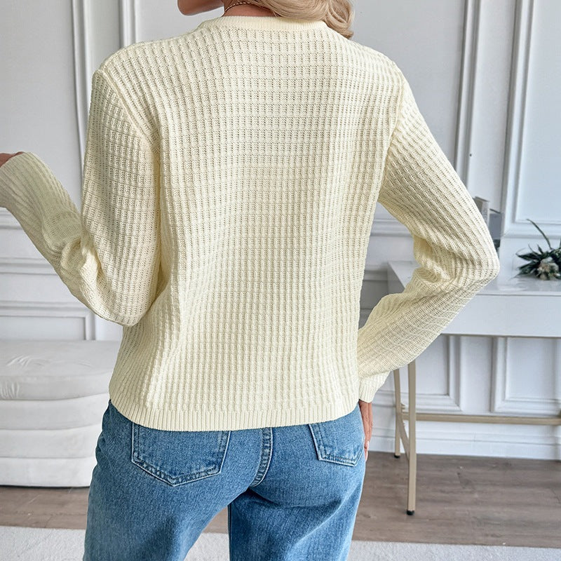 The Pearl Button Soft Knit Cardigan