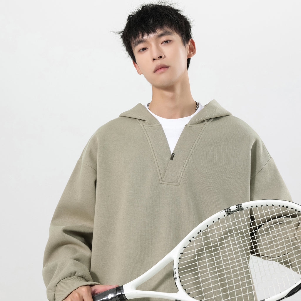 The Layered Drift Faux Two-Piece Hoodie