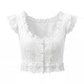 Retro Style Lace Skirt Outfit