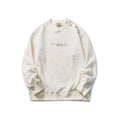 The Ivory Script Embroidered Fleece Sweatshirt
