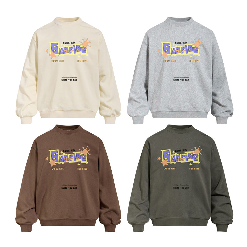 The Roast Script Letter Print Crewneck Sweatshirt