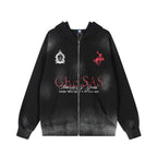 The Smoke Dye Vintage Zip Hoodie