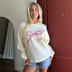 The Ribbon Bloom Bowknot Sweatshirt