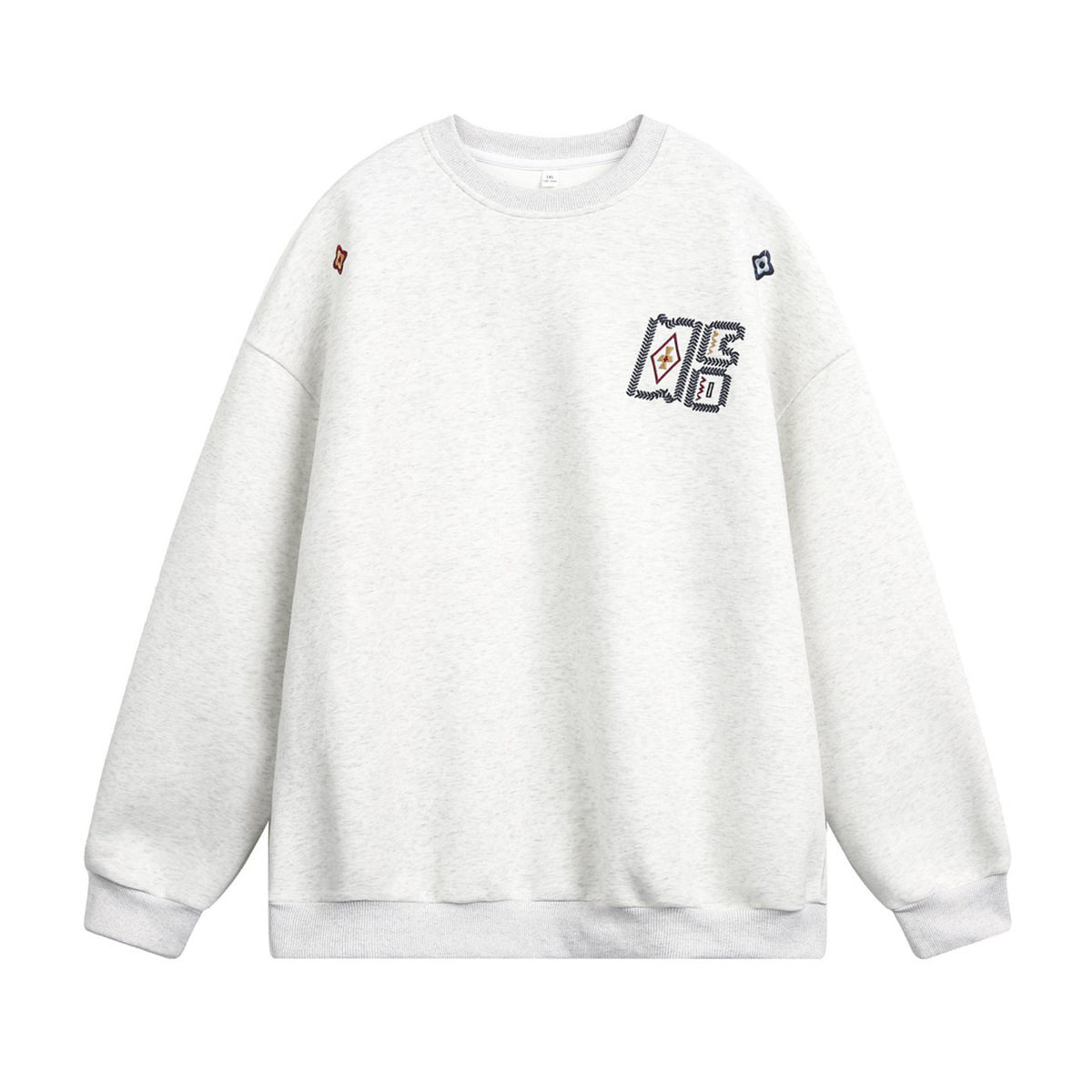 The Stitched Horizon Embroidered Crewneck Sweatshirt