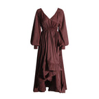 The Midnight Ruffle Gown